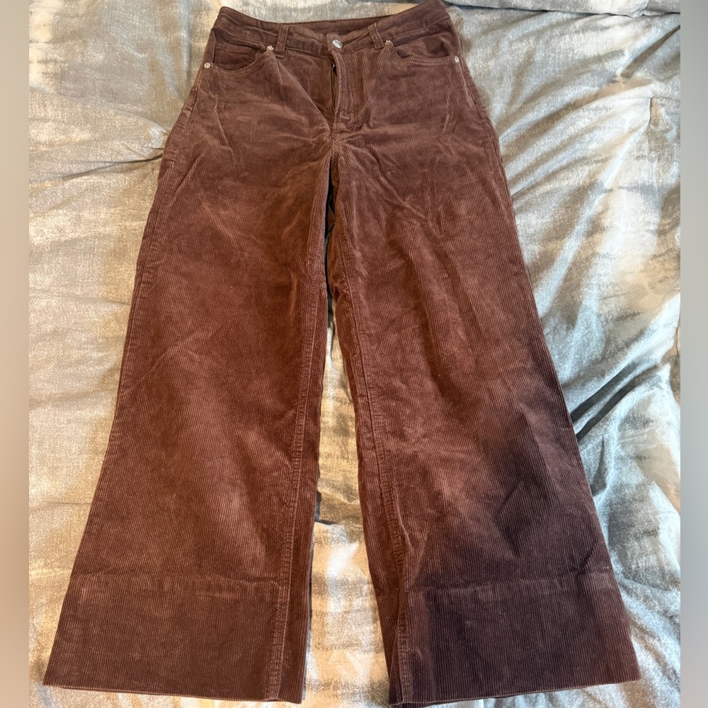 Divided Brown Corduroy Pants